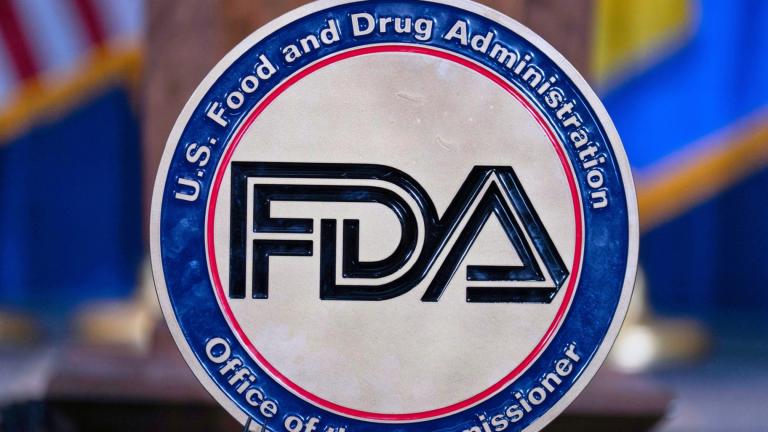 FILE - The Food and Drug Administration seal is seen at the Hubert Humphrey Building Auditorium in Washington, April 22, 2025. (AP Photo / Jose Luis Magana, File)