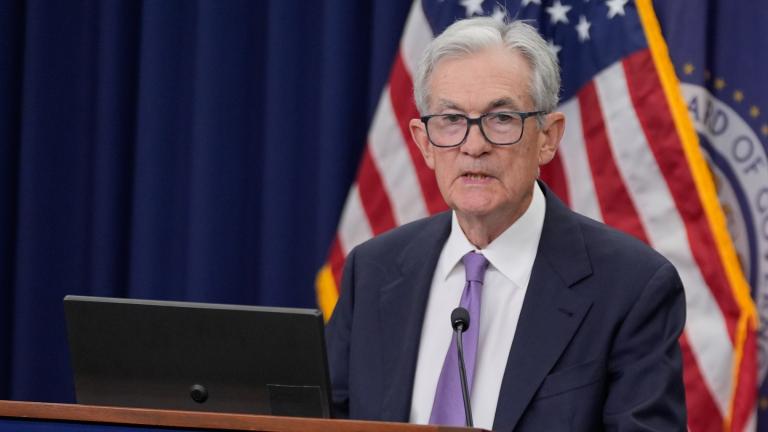 Federal Reserve Chairman Jerome Powell speaks at a news conference after the Federal Open Market Committee meeting Wednesday, Oct. 29, 2025, at the Federal Reserve Board Building in Washington. (AP Photo / Manuel Balce Ceneta)