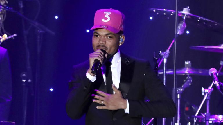 Chance the Rapper performs on stage at the Pre-Grammy Gala And Salute To Industry Icons on Jan. 25, 2020, in Beverly Hills, Calif. (Photo by Willy Sanjuan / Invision / AP, File)