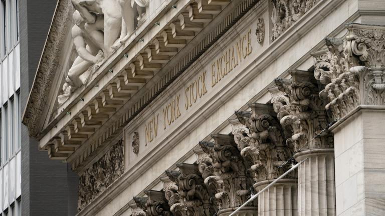 The New York Stock Exchange operates during normal business hours in the Financial District, Wednesday, Oct. 13, 2021, in New York. (AP Photo / John Minchillo, File)