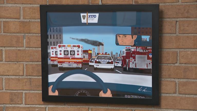 A new art exhibition called “Courage” featuring the work of first responders is open at the Devonshire Cultural Center in Skokie through April 3, 2022. (WTTW News). 