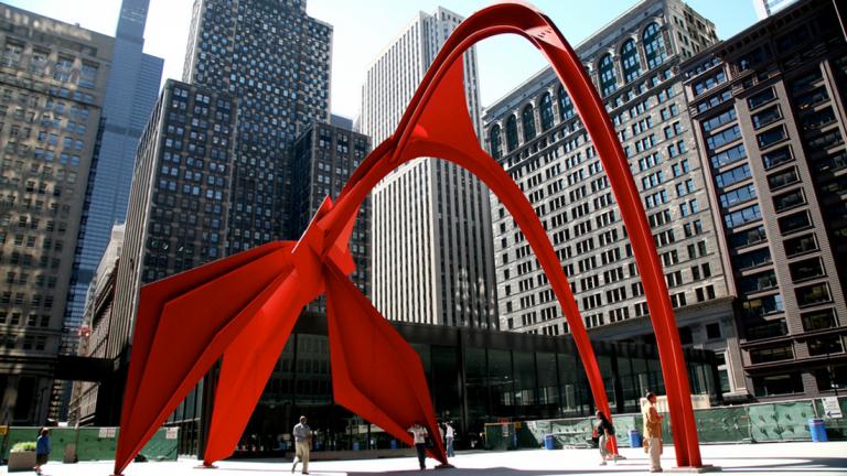 Alexander Calder, “Flamingo” (vincent desjardins / Flickr)