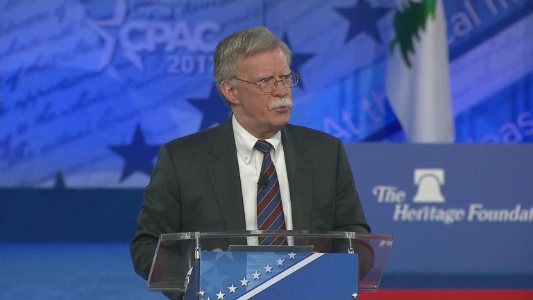 President Donald Trump has named John Bolton, President George W. Bush’s United Nations ambassador, to be his next national security adviser.