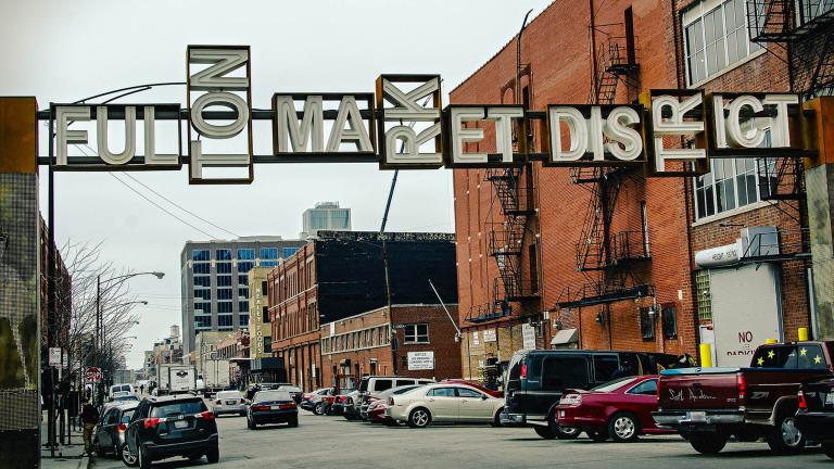 Chicago's Fulton Market District in 2015. (Seth Anderson / Flickr)