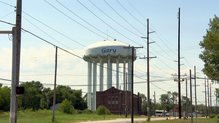 The city of Gary, Ind., is pictured in a file photo. (WTTW News)