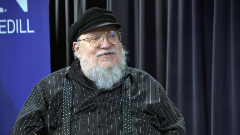 “Game of Thrones” author George RR Martin appears on “Chicago Tonight” on Wednesday, June 16, 2021. (WTTW News)
