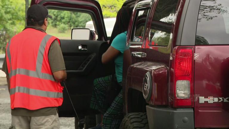 The first phase of the mobile vehicle emissions testing pilot began this week at the Chicago South DMV, 9901 S. Dr. Martin Luther King Jr. Drive, and will run through Sept. 12, 2025, excluding Labor Day. Emissions testing runs Monday through Friday between 10 a.m. and 4 p.m. (WTTW News)