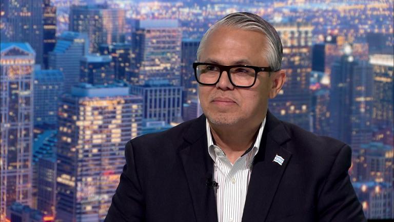 Gilbert Villegas appears on “Chicago Tonight” on April 21, 2026. (WTTW News)