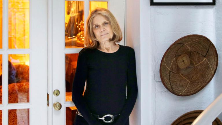 Gloria Steinem poses for a picture at her home in New York on Oct. 19, 2015. (AP Photo / Seth Wenig, File)