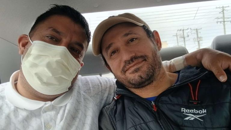 Brothers Alfredo Pacheco Gonzalez and Jose Gregorio Gonzalez on April 4, 2025. (Provided)