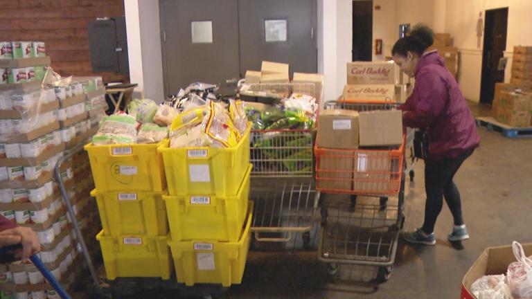 People at Grace and Peace Community Church have stepped up to help migrants. (WTTW News)