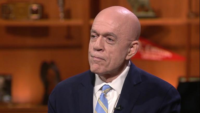 Greg Harris appears on “Chicago Tonight” on June 3, 2019. (WTTW News)