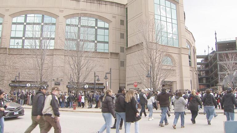 The current home of the Chicago White Sox, Guaranteed Rate Field, is pictured in a file photo. (WTTW News)