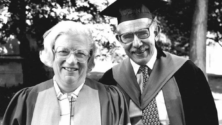 Hanna and Charles Gray, June 1993. (Courtesy of Hanna Gray)