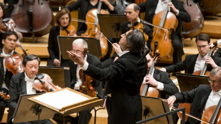 Zell Music Director Riccardo Muti leads the Chicago Symphony Orchestra in a program of works by Debussy and Tchaikovsky in the final weekend of his April residency at Symphony Center. (© Todd Rosenberg) Zell Music Director Riccardo Muti leads the Chicago Symphony Orchestra in a program of works by Debussy and Tchaikovsky in the final weekend of his April residency at Symphony Center. (© Todd Rosenberg)