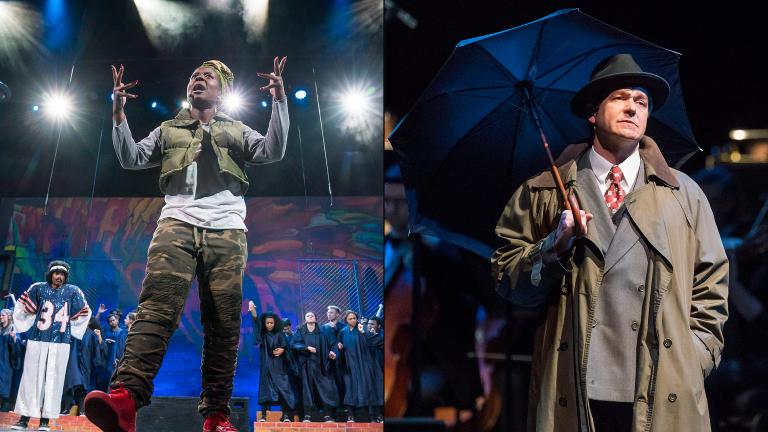 “Long Way Home,” left, and “Celebrating 100 Years of Bernstein” (Credit for Lyric: Todd Rosenberg) “Long Way Home,” left, and “Celebrating 100 Years of Bernstein” (Credit for Lyric: Todd Rosenberg)