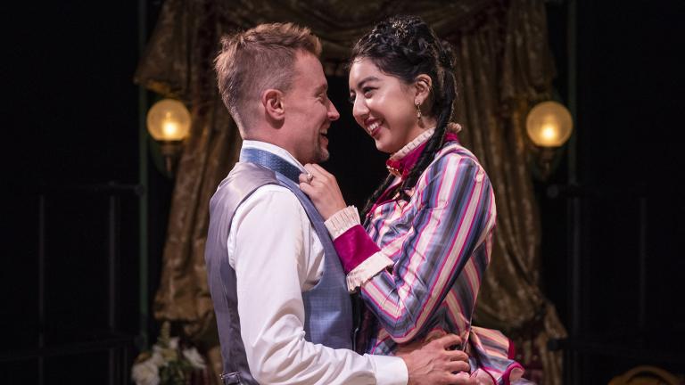 Greg Matthew Anderson and Cher Álvarez in “A Doll’s House.” (Photo by Michael Brosilow)