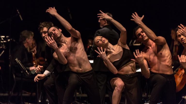 Visceral Dance Chicago performs Nick Pupillo’s “The Dream.” (Photo by Quinn Wharton) Visceral Dance Chicago performs Nick Pupillo’s “The Dream.” (Photo by Quinn Wharton)