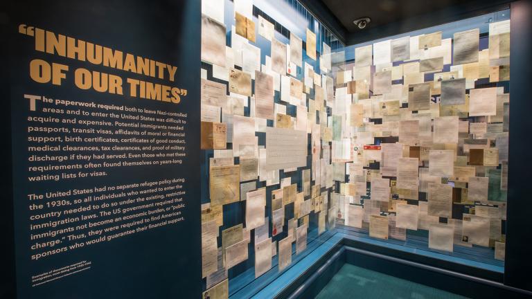 “Americans and the Holocaust” special exhibition (2018-2021), U.S. Holocaust Memorial Museum.