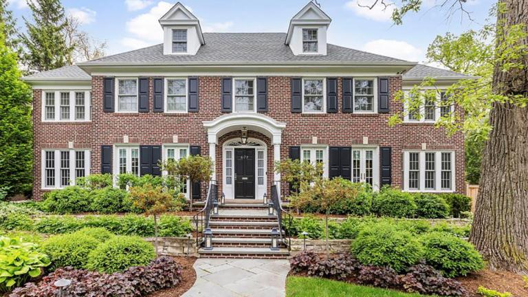 The Winnetka home best known as the “Home Alone” house is now listed for sale. (Credit: Coldwell Banker Realty)