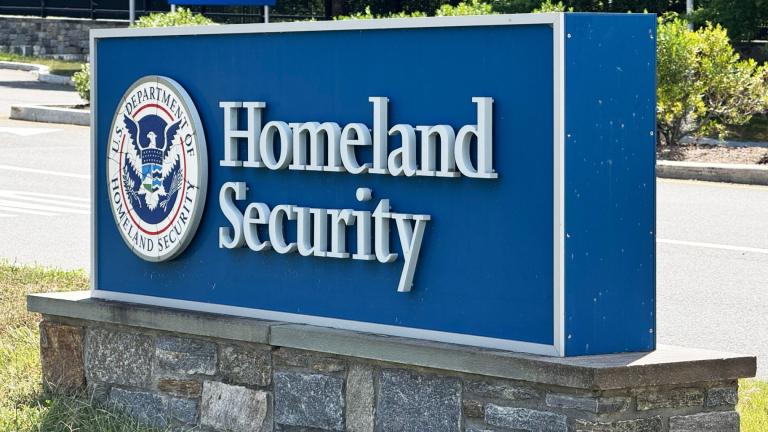 A Department of Homeland Security sign is pictured in a file photo. (iStock)
