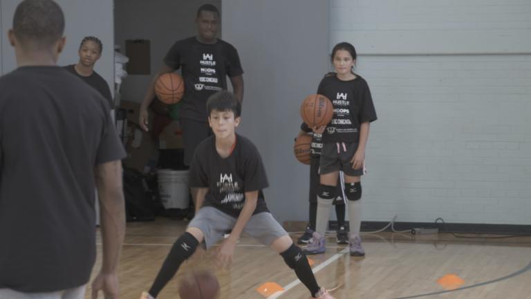 Hoops in the Hood gives Chicago young people a chance to play basketball and connect. (WTTW News)