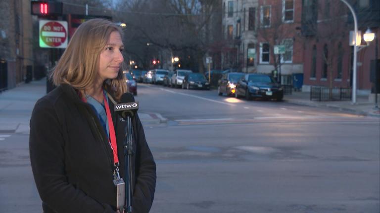 Abbey Baus, a physician assistant and assistant site medical director at Howard Brown Health’s clinic in Lakeview. (WTTW News)