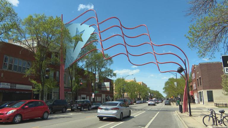 The Humboldt Park neighborhood in Chicago. (WTTW News) The Humboldt Park neighborhood in Chicago. (WTTW News)