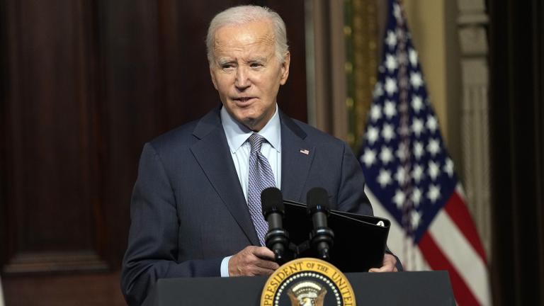 President Joe Biden speaks during a roundtable with Jewish community leaders in the Indian Treaty Room on the White House complex in Washington, Wednesday, Oct. 11, 2023. (AP Photo / Susan Walsh, File)