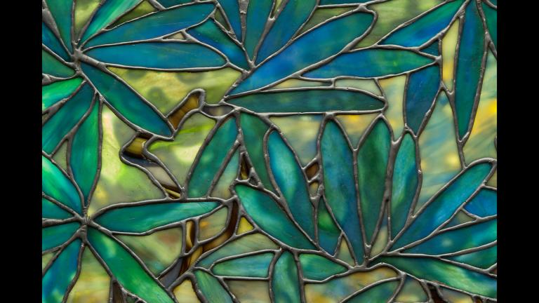 Design attributed to Agnes F. Northrop (American, 1857–1953), Tiffany Studios (American, 1902–32) Corona, New York. Hartwell Memorial Window (detail), 1917. (Courtesy of The Art Institute of Chicago)