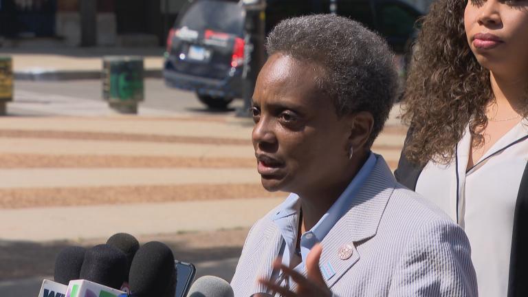 “There’s a lot of fear out there, and what’s most distressing to me is the fear in the hearts and in the eyes of children,” Chicago Mayor Lori Lightfoot said Thursday, July 11, 2019. (WTTW News) “There’s a lot of fear out there, and what’s most distressing to me is the fear in the hearts and in the eyes of children,” Chicago Mayor Lori Lightfoot said Thursday, July 11, 2019. (WTTW News)