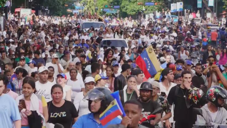 File photo of protests in Venezuela. (WTTW News)