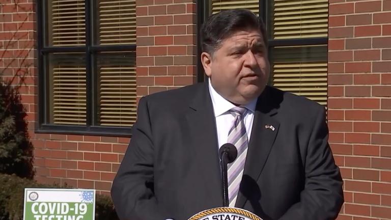 Gov. J.B. Pritzker announces a $10 million public awareness campaign to combat vaccine hesitancy. (Credit: Governor's Press Office)
