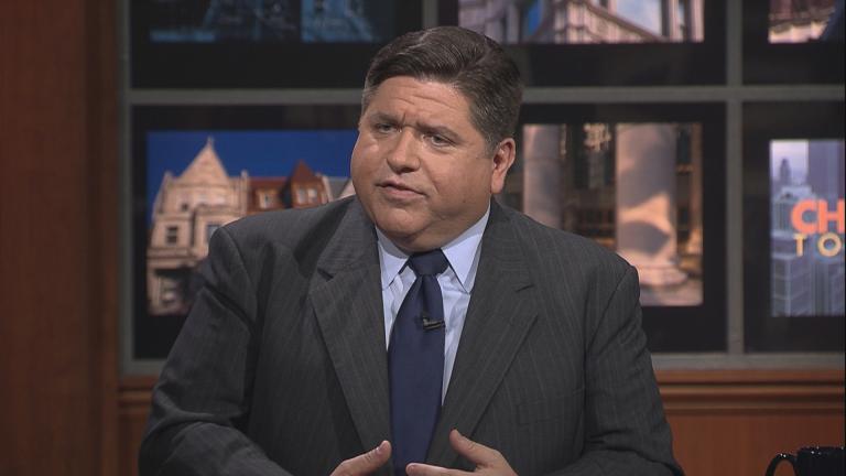 Democratic candidate for governor J.B. Pritzker fields questions from high school students during a special episode of “Chicago Tonight” on Oct. 8, 2018.