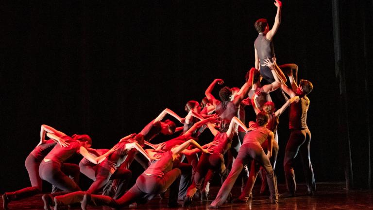 Joffrey Ballet’s “Winning Works” program featured four world premiere pieces created for members of the Joffrey Studio Company and Joffrey Academy. (Credit Todd Rosenberg)
