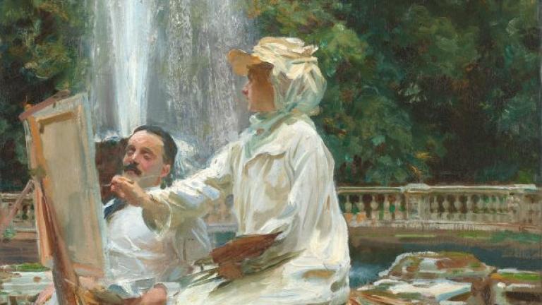 The Fountain, Villa Torlonia, Frascati, Italy, 1907 by John Singer Sargent