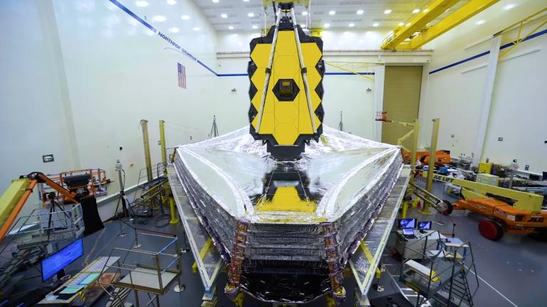 The James Webb Space Telescope. (Credit: NASA Goddard Space Flight Center)