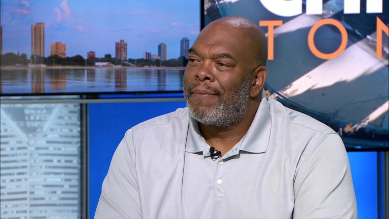 James “Big Cat” Williams appears on “Chicago Tonight” on Sept. 8, 2025. (WTTW News)