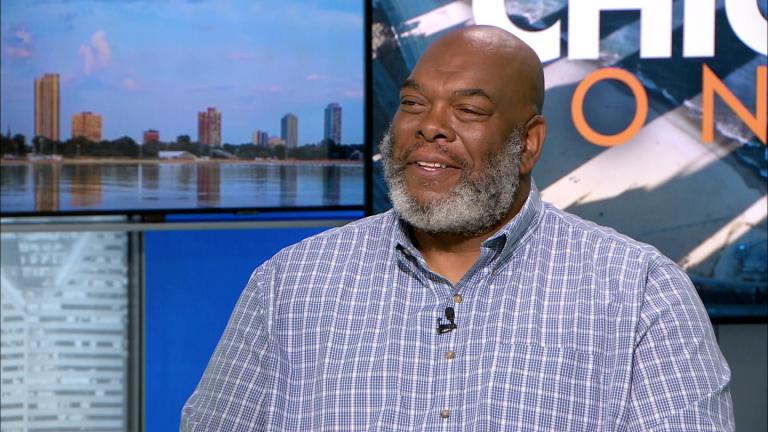 James “Big Cat” Williams appears on “Chicago Tonight” on Sept. 8, 2026. (WTTW News)