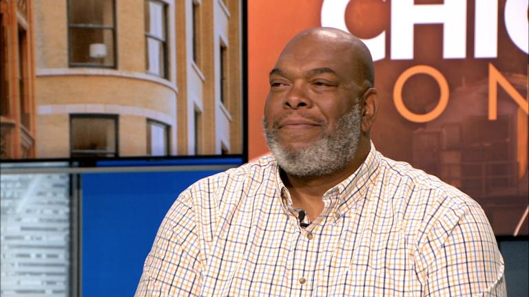 James “Big Cat” Williams appears on “Chicago Tonight” on Oct. 8, 2026. (WTTW News)