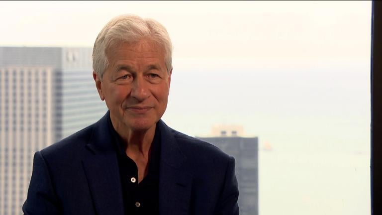 JP Morgan Chase CEO Jamie Dimon on the Oct. 15, 2026, episode of "Chicago Tonight."