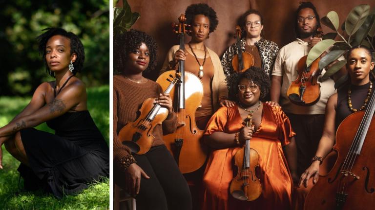 Left: Jamila Woods (Provided). Right: D-Composed (Seed Lynn)