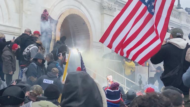 Rioters storm the U.S. Capitol on Jan. 6, 2021. (CNN)