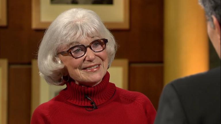 Jeannie Morris joins Phil Ponce on “Chicago Tonight” on March 31, 2014.