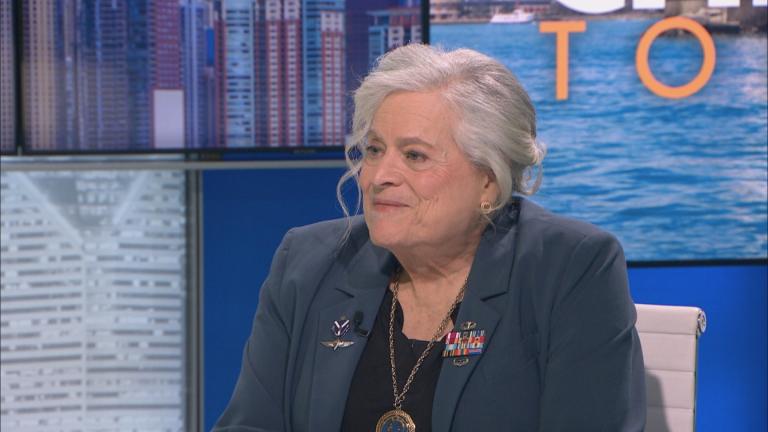 Jennifer Pritzker appears on "Chicago Tonight" on March 24, 2025. (WTTW News)