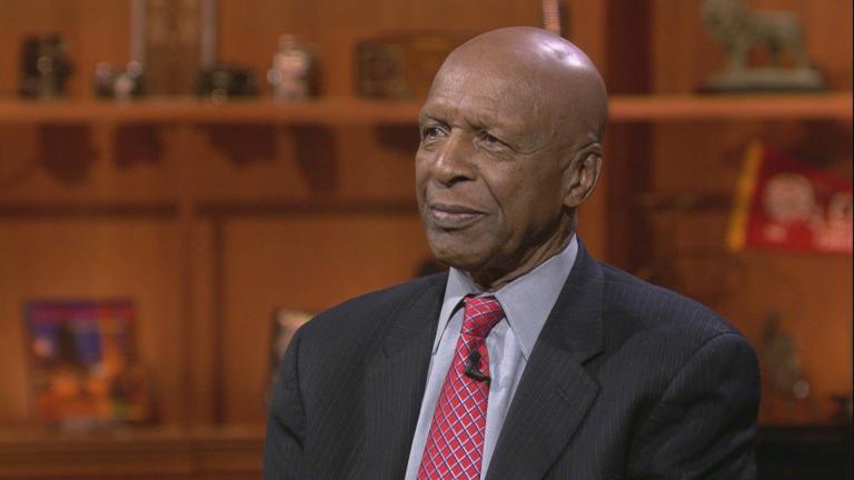 Illinois Secretary of State Jesse White appears on “Chicago Tonight” on Dec. 10, 2019. (WTTW News)