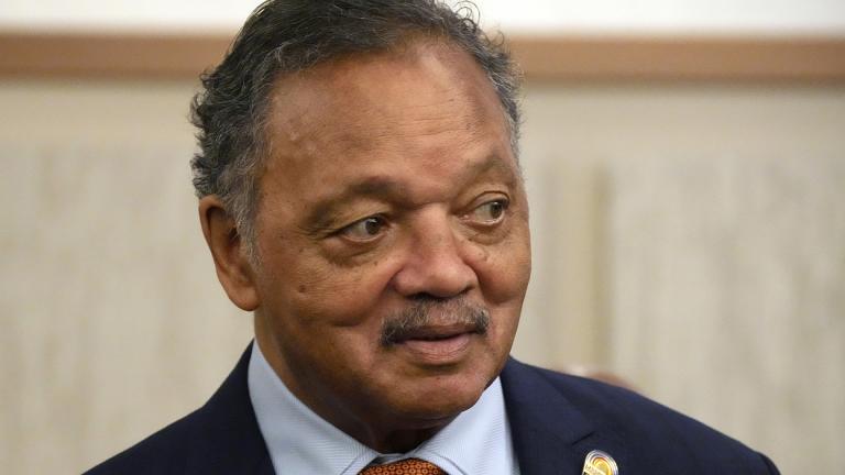 The Rev. Jesse Jackson speaks to attendees at the inaugural Sunday Dinner event, hosted by the South Carolina Democratic Party’s Black Caucus, Sunday, March 27, 2022, in Columbia, S.C. (AP Photo / Meg Kinnard, File)