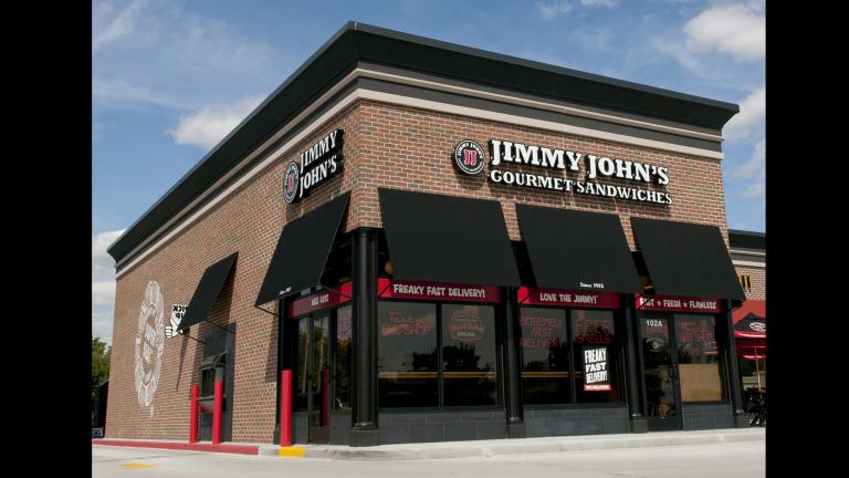 A Jimmy John’s sandwich shop in Urbana, Illinois. (Wikimedia Commons)