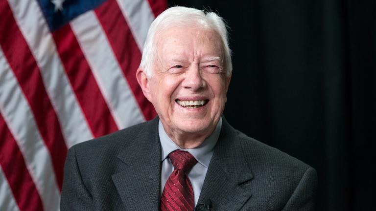 Former President Jimmy Carter is pictured in 2014. (Credit: LBJ Library)