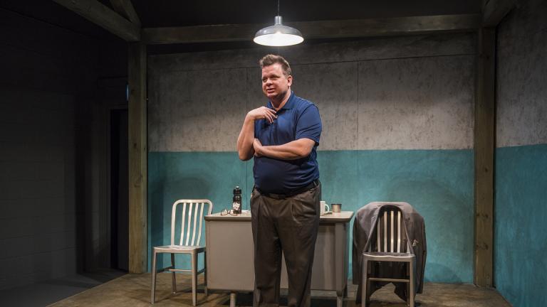 Joe Foust in “The Absolute Brightness of Leonard Pelkey”  (Photo by Michael Brosilow)